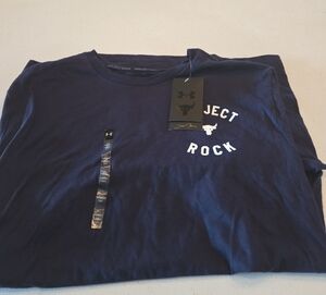 Under Armour Project Rock Navy Men's Tee
